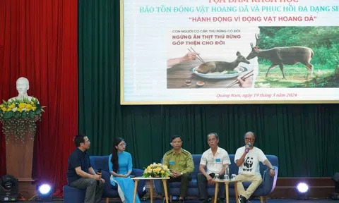 Sinh viên Quảng Nam tích cực bảo tồn động vật hoang dã