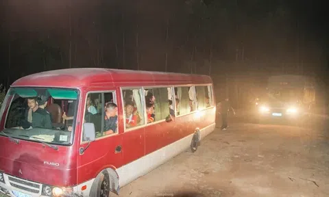 Nỗ lực xuyên đêm chữa cháy rừng ở Bình Định