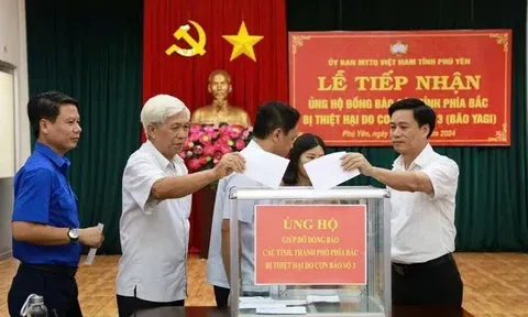 Mặt trận tỉnh Phú Yên tiếp nhận hơn 7,7 tỷ đồng ủng hộ đồng bào Miền Bắc bị thiệt hại do cơn bão số 3