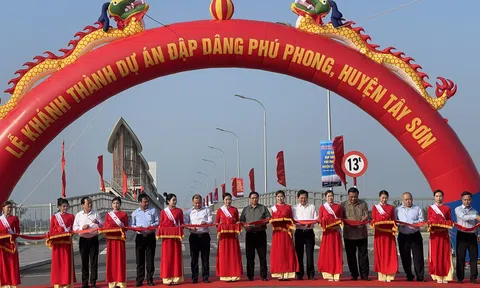 Bình Định: Khánh thành đập dâng Phú Phong