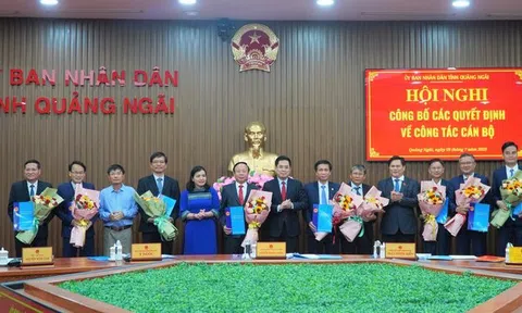 Quảng Ngãi bổ nhiệm lãnh đạo mới Ban Quản lý Khu kinh tế và các Khu công nghiệp