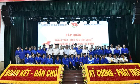 Đà Nẵng: Tập huấn về phong trào “Bình dân học vụ số” và ứng dụng trí tuệ nhân tạo (AI) vào công tác đoàn tại Hải đoàn 21 Cảnh sát biển