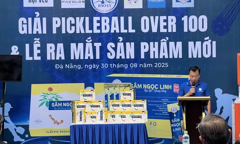 Đà Nẵng: Ra mắt sản phẩm mới Sâm Ngọc Linh kết hợp khai mạc Giải Pickleball Over 100 tuổi