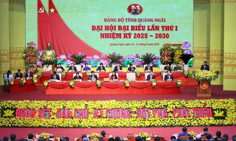 Quảng Ngãi: Khai mạc phiên trù bị Đại hội Đảng bộ tỉnh lần thứ I, nhiệm kỳ 2025 – 2030