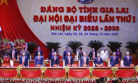 Khai mạc Đại hội Đảng bộ tỉnh Gia Lai lần thứ I, nhiệm kỳ 2025 - 2030