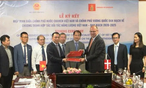 Đan Mạch tiếp tục tài trợ 10 triệu USD giúp Việt Nam xanh hóa ngành năng lượng