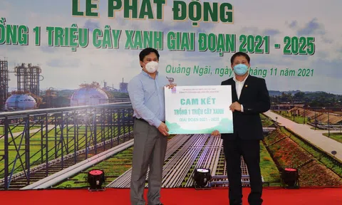 Công ty cổ phần Lọc hóa dầu Bình Sơn phát động trồng 1 triệu cây xanh