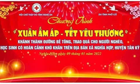 Một số hình ảnh nhóm “Ân tình phố cổ” trong chuyến đi thiện nguyện tại Tân Kỳ Nghệ An