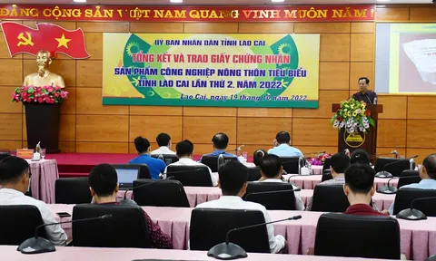Lào Cai: Vinh danh các sản phẩm công nghiệp nông thôn tỉnh Lào Cai năm 2022