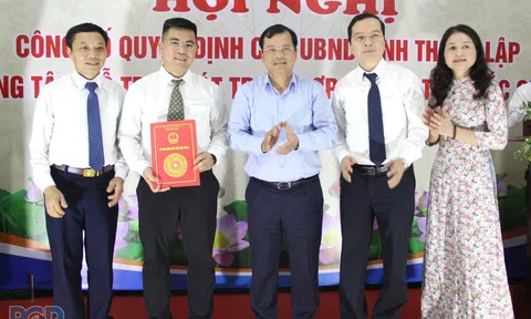 Bắc Giang: Công bố Quyết định thành lập Trung tâm Hỗ trợ phát triển Hợp tác xã