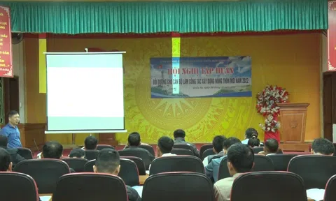 Quản Bạ (Hà Giang) Tập huấn, bồi dưỡng cho cán bộ làm công tác xây dựng nông thôn mới năm 2022