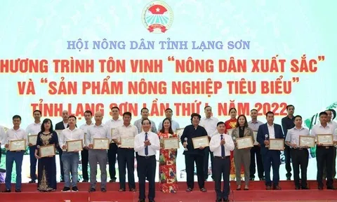 Lạng Sơn: Tôn vinh nông dân xuất sắc và sản phẩm nông nghiệp tiêu biểu lần thứ nhất