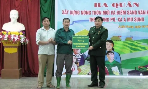 Lào Cai: Quân dân nơi biên cương đồng lòng xây dựng nông thôn mới