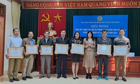 Hải Dương: Hội nông dân huyện Cẩm Giàng tổng kết công tác Hội và phong trào nông dân