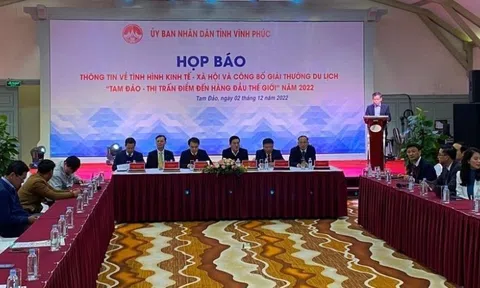 Vĩnh Phúc: Họp báo thông tin kinh tế xã hội và du lịch Tam Đảo