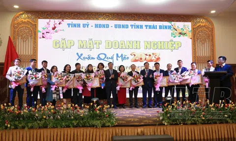 Thái Bình: Gặp mặt, chúc Tết các doanh nghiệp tiêu biểu