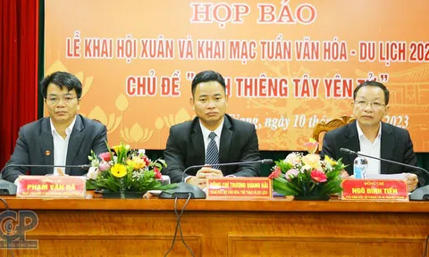 Bắc Giang tổ chức họp báo về Lễ khai hội Xuân Tây Yên Tử và Tuần Văn hóa - Du lịch năm 2023