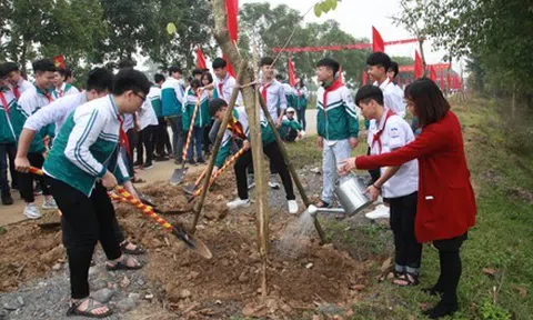 Yên Khánh (Ninh Bình): Tổ chức “Tết trồng cây đời đời nhớ ơn Bác Hồ” và hưởng ứng chương trình trồng 01 tỷ cây xanh xuân Quý Mão năm 2023
