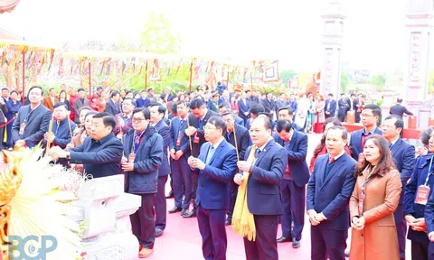 Bắc Giang: Tưởng niệm công ơn của bậc hiền tài, nghĩa sĩ và Nhân dân trong chống giặc ngoại xâm