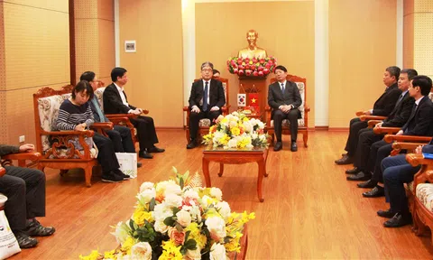 Ninh Bình: Lãnh đạo UBND tỉnh tiếp xã giao Đoàn Công tác Cơ quan Lâm nghiệp Hàn Quốc