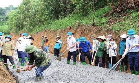 Sơn Dương (Tuyên Quang) phấn đấu đạt chuẩn nông thôn mới