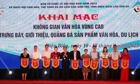 Điện Biên: Khai mạc Không gian văn hoá vùng cao và Hoạt động trưng bày, giới thiệu sản phẩm văn hóa, du lịch