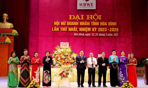 Hội nữ doanh nhân tỉnh Hòa Bình tổ chức Đại hội khóa I, nhiệm kỳ 2023-2028