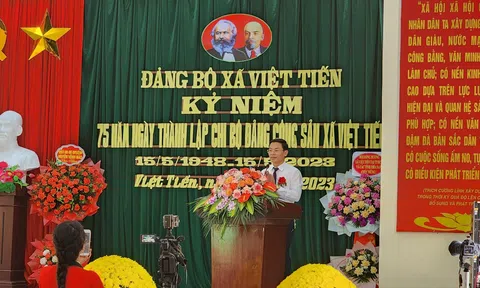 Hải Phòng: Đảng bộ xã Việt Tiến huyện Vĩnh Bảo kỷ niệm 75 năm thành lập Chi bộ Đảng Cộng sản (15/5/1948-15/5/2023)