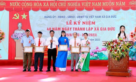 Hải Phòng: Kỷ niệm 40 năm thành lập xã Gia Đức, huyện Thủy Nguyên