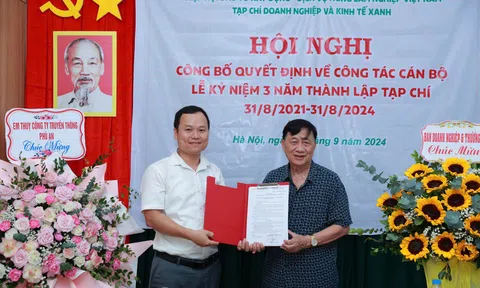 Tạp chí Doanh nghiệp và Kinh tế xanh có tân Phó Tổng biên tập phụ trách