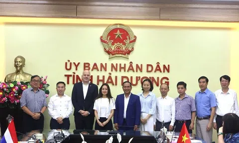 Hải Dương – Hà Lan hợp tác triển khai dự án xử lý nước thải gần 1.500 tỷ đồng