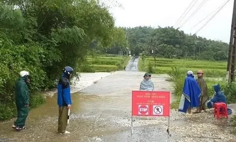 Thanh Hoá: 2 người mất tích do mưa lũ