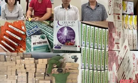 Bắt nhóm đối tượng buôn bán thực phẩm chức năng giả