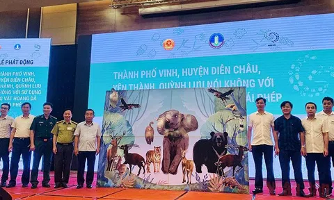 Nghệ An khởi động chuỗi chương trình "Nói không với sử dụng động vật hoang dã có nguồn gốc tự nhiên"