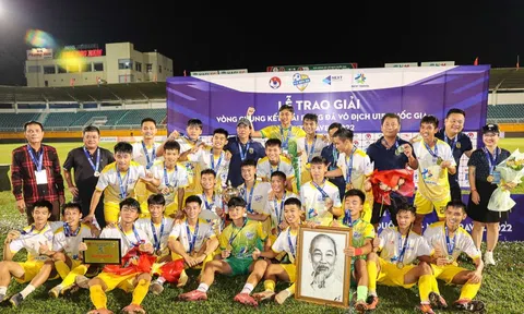 Sông Lam Nghệ An vô địch Giải U15 Quốc gia năm 2022