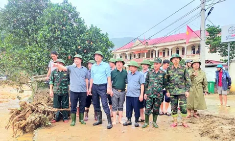 Lãnh đạo tỉnh Nghệ An kiểm tra, chỉ đạo khắc phục hậu quả lũ quét ở Kỳ Sơn