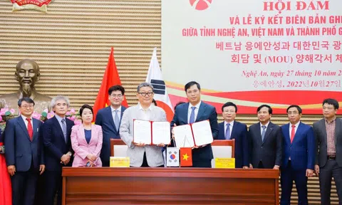 Tỉnh Nghệ An và thành phố GWangju (Hàn Quốc) tiến tới hợp tác trên nhiều lĩnh vực