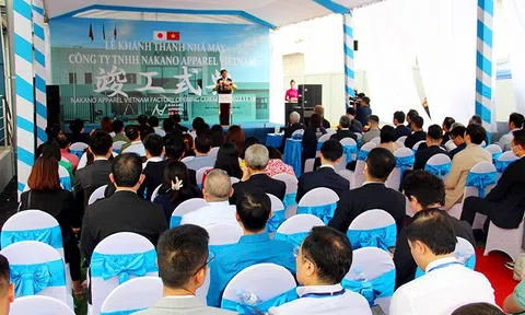 Nghệ An: Khánh thành nhà máy may Nakano tại Khu kinh tế Đông Nam