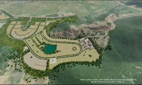 Nghệ An: Điều chỉnh quy hoạch công viên nghĩa trang sinh thái Vĩnh Hằng