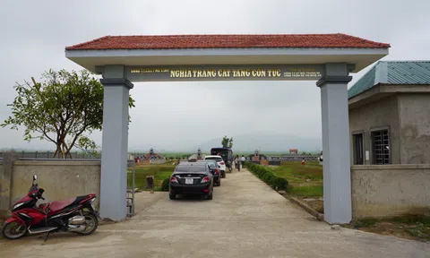 Dự án gần 120 tỷ mở rộng nghĩa trang Cồn Túc ở Nghệ An