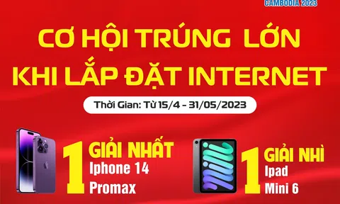 Đồng hành cùng SEAGames 32, Viettel Nghệ An khuyến mại "khủng" cho khách hàng lắp đặt Internet