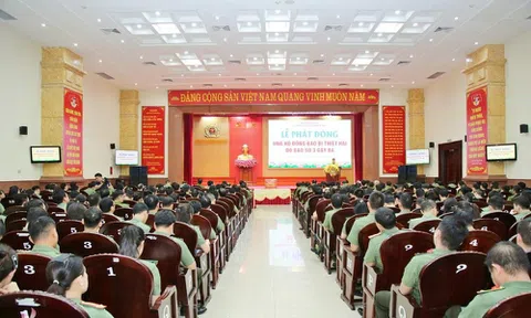 Công an tỉnh Nghệ An phát động chương trình ủng hộ đồng bào miền Bắc bị thiệt hại do bão số 3 gây ra