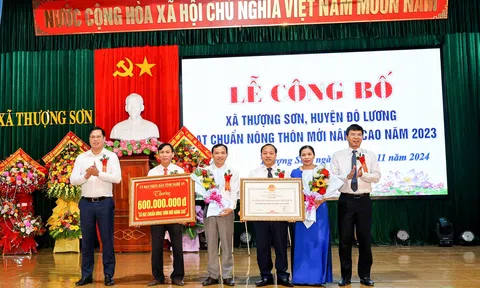 Xã Thượng Sơn (huyện Đô Lương) đạt chuẩn xã NTM nâng cao năm 2023