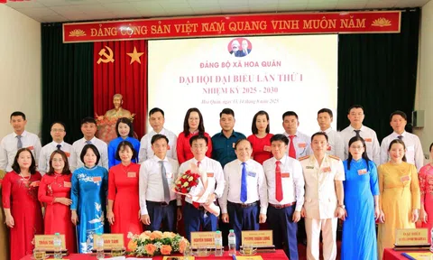 Xã Hoa Quân tổ chức thành công Đại hội đại biểu Đảng bộ xã lần thứ nhất nhiệm kỳ 2025 - 2030