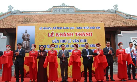 Khánh thành công trình tu bổ Khu Di tích Quốc gia Đền thờ Lê Văn Hưu