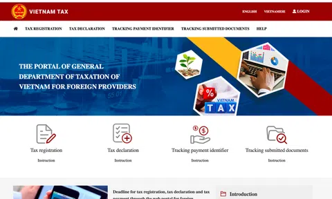 Nhà cung cấp nước ngoài cần đăng ký, khai và nộp thuế trên Cổng etax trước 30/4