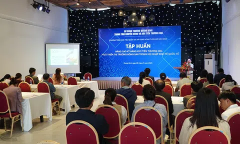 Quảng Bình: Tập huấn kỹ năng xúc tiến thương mại, phát triển thị trường nông sản