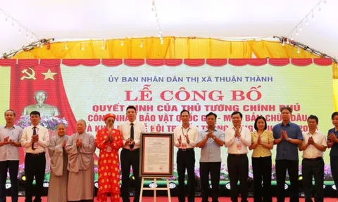 Bắc Ninh: Mộc bản chùa Dâu được công nhận Bảo vật quốc gia