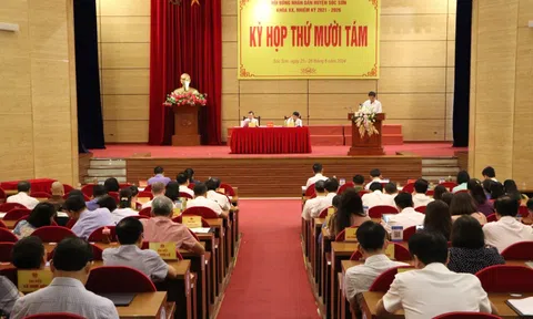 Hà Nội: HĐND huyện Sóc Sơn tổ chức khai mạc kỳ họp thứ 18