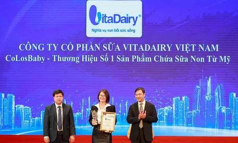 Vitadairy được vinh danh là doanh nghiệp dẫn đầu thị trường sữa